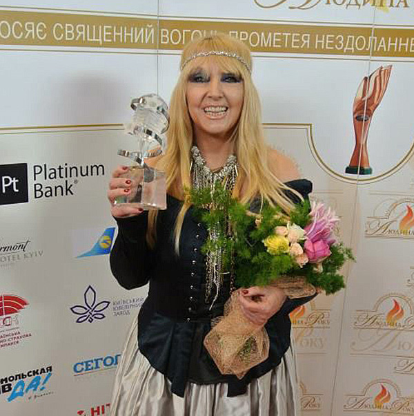 Maryla Rodowicz z nagrodą podczas uroczystej gali w stołecznym Pałacu „Ukraina” 